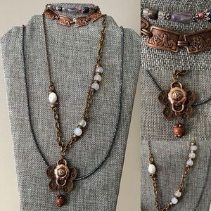 Bundle of 4 | Vintage Necklaces + Bracelets